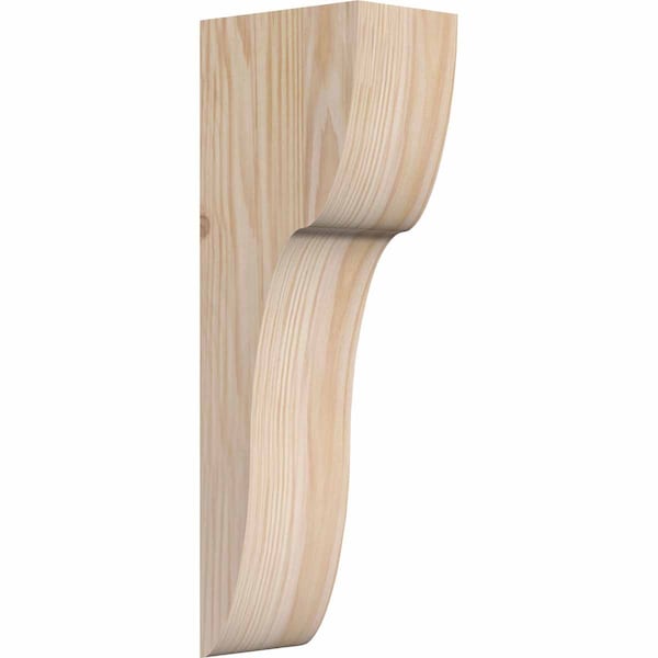 Ekena Millwork Carmel Smooth Corbel, Douglas Fir, 5 1/2"W x 8"D x 24"H COR06X08X24CAR00SDF - main